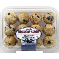 Ann Maries Mini Muffins, No Sugar Added, Blueberry - 10 Ounce 