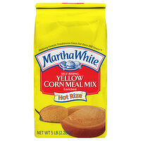 Martha White Corn Meal Mix, with Hot Rize, Enriched, Self-Rising, Yellow - 5 Pound 