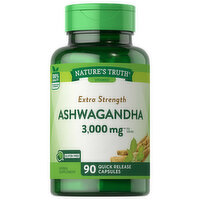 Nature's Truth Ashwagandha, Extra Strength, 3000 mg, Capsules - 90 Each 