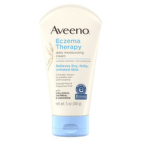 Aveeno Moisturizing Cream, Daily, Eczema Therapy - 5 Ounce 