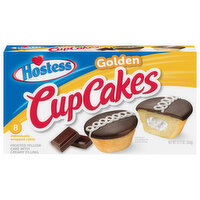 Hostess Cupcakes, Golden - 8 Each 