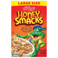 Honey Smacks Cereal, Large Size - 15.3 Ounce 