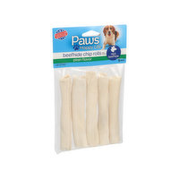 Paws Happy Life Plain Flavor Beefhide Chip Rolls For Dogs - 5 Each 