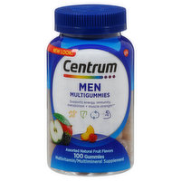 Centrum Multigummies, Men, Fruit Flavors - 100 Each 