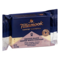 Tillamook Cheese, Smoked Black Pepper White Cheddar - 7 Ounce 