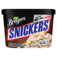 Breyers Ice Cream, Light, Snickers - 1.5 Quart 