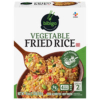 Bibigo Fried Rice, Korean Style, Vegetables with Kimchi - 2 Each 