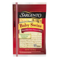 Sargento Cheese, Baby Swiss, Sliced - 11 Each 