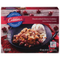 Great American Cobbler Cobbler, Handcrafted, Cherry - 32 Ounce 