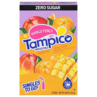 Tampico Drink Mix, Zero Sugar, Mango Punch - 6 Each 