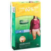 Depend Underwear, Fit-Flex, Maximum, Extra Large - 26 Each