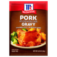McCormick Gravy Mix, Pork - 0.87 Ounce 