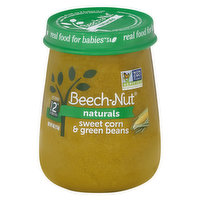 Beech-Nut Sweet Corn & Green Beans, Stage 2 (6 Months+) - 4 Ounce 