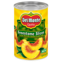 Del Monte Peaches, Freestone Slices, Yellow In Heavy Syrup