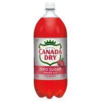 Canada Dry Ginger Ale, Cranberry, Zero Sugar, Caffeine Free
