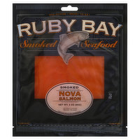 Ruby Bay Salmon, Smoked, Nova - 3 Ounce