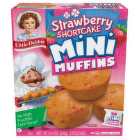 Little Debbie Muffins, Strawberry Shortcake, Mini - 5 Each 