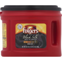 Folgers Coffee, Ground, Dark, Black Silk - 24.2 Ounce 