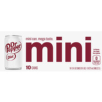 Dr Pepper Soda, Diet, Mini