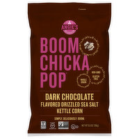 Angie's Boomchickapop Kettle Corn, Drizzled Sea Salt, Dark Chocolate - 5.5 Ounce