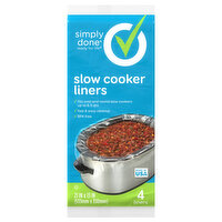 Simply Done Slow Cooker Liners - 4 Each 