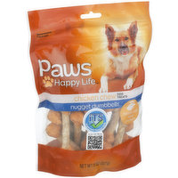 Paws Happy Life Chicken Chew Nugget Dumbbells Dog Treats - 8 Ounce 