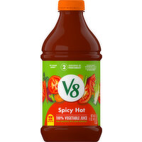 V8 100% Vegetable Juice, Spicy Hot - 46 Fluid ounce 