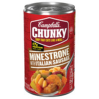 Campbell's Soup, Minestrone with Italian Sausage - 18.8 Ounce 