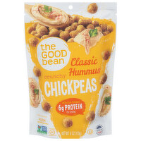 The Good Bean Chickpeas, Classic Hummus, Crunchy, Whole Bean, Medium - 6 Ounce 