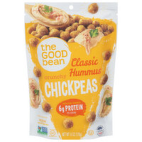 The Good Bean Chickpeas, Classic Hummus, Crunchy - 6 Ounce 