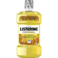 Listerine Mouthwash, Antiseptic, Original - 33.8 Fluid ounce 