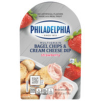Philadelphia Multigrain Bagel Chips & Strawberry Cream Cheese - 2.5 Ounce