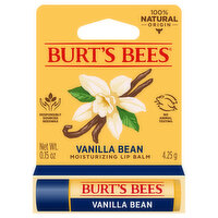 Burt's Bees Lip Balm, Vanilla Bean, Moisturizing - 0.15 Ounce 