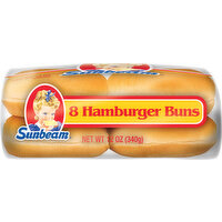 Sunbeam Buns, Hamburger - 8 Each 