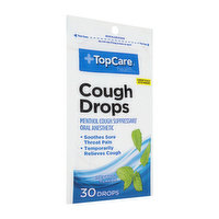 Topcare Cough Suppressant/Demulcent Throat Drops, Berry - 30 Each 