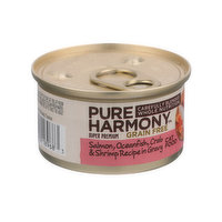 Pure Harmony Grain Free Salmon, Oceanfish, Crab & Shrimp Recipe Cuts In Gravy Cat Food