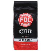 Fire Dept. Coffee Coffee, Ground, Dark Roast - 12 Ounce 