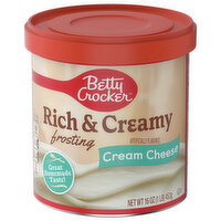 Betty Crocker Frosting, Cream Cheese, Rich & Creamy