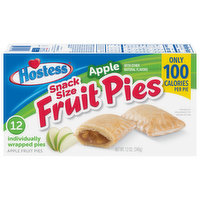 Hostess Fruit Pies, Apple, Snack Size - 12 Each 