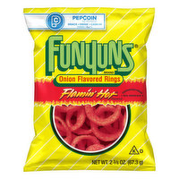 Funyuns Onion Flavored Rings, Flamin' Hot Flavored - 2.375 Ounce 