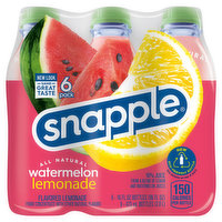 Snapple Lemonade, Watermelon, 6 Pack - 6 Each 