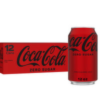 Coca-Cola Zero Sugar Diet Soda Soft Drink, 12 fl oz, 12 Ct - 12 Each 