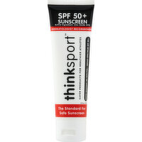 Thinksport Sunscreen, Water Resistant, SPF 50+ - 3 Ounce 