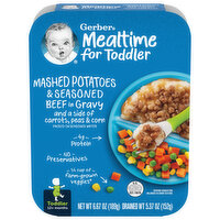 Gerber Mashed Potatoes & Seasoned Beef in Gravy, Toddler (12+ Months) - 6.67 Ounce