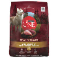 Purina One Dog Food, Natural, with a Blend of Real Turkey & Venison, Adult - 15 Pound 