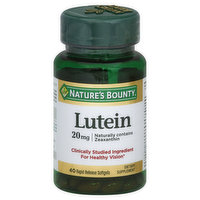 Nature's Bounty Lutein, 20 mg, Rapid Release Softgels