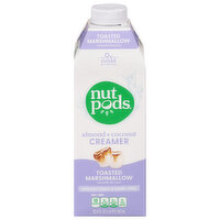 Nutpods Creamer, Unsweetened & Dairy Free, Toasted Marshmallow, Almond + Coconut - 25.4 Fluid ounce 