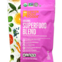 BetterBody Foods Superfood Blend, Organic - 12.7 Ounce 