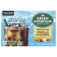 Green Mountain Coffee Roasters Coffee, Brew Over Ice, Vanilla Caramel, K-Cup Pods - 12 Each