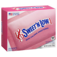 Sweet'N Low Sweetener, Zero Calorie - 250 Each 